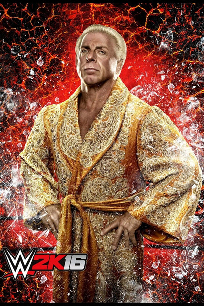 Ric Flair Wwe Poster Famous Wrestler Motivational Sports Print