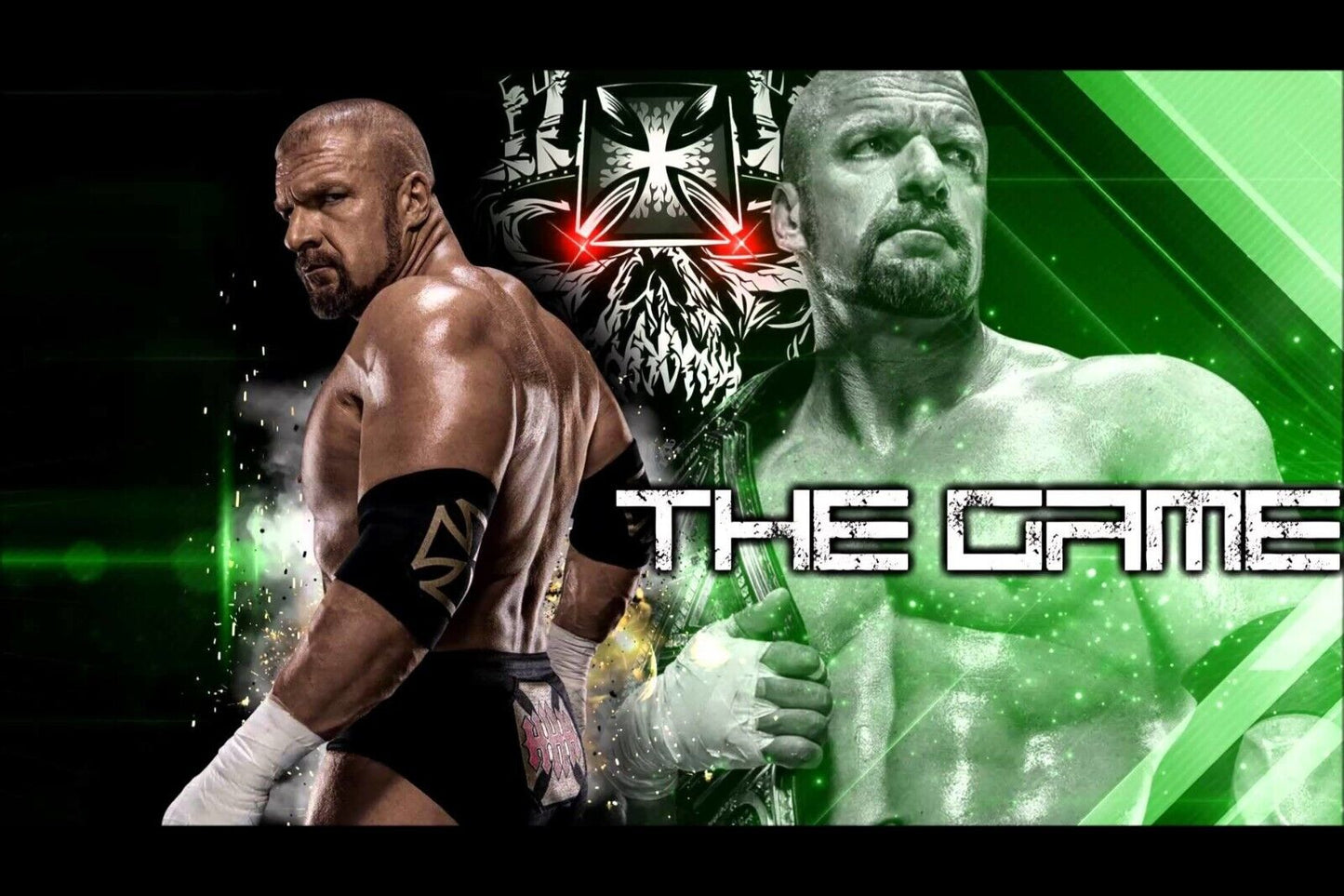 Triple H Wwe Poster Iconic Wrestling Legend Wall Art Inspirational Sports Print Champion Decor