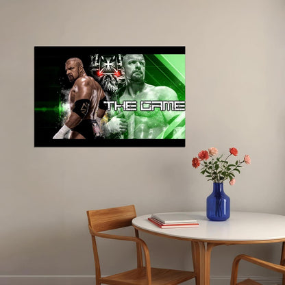 Triple H Wwe Poster Iconic Wrestling Legend Wall Art Inspirational Sports Print Champion Decor