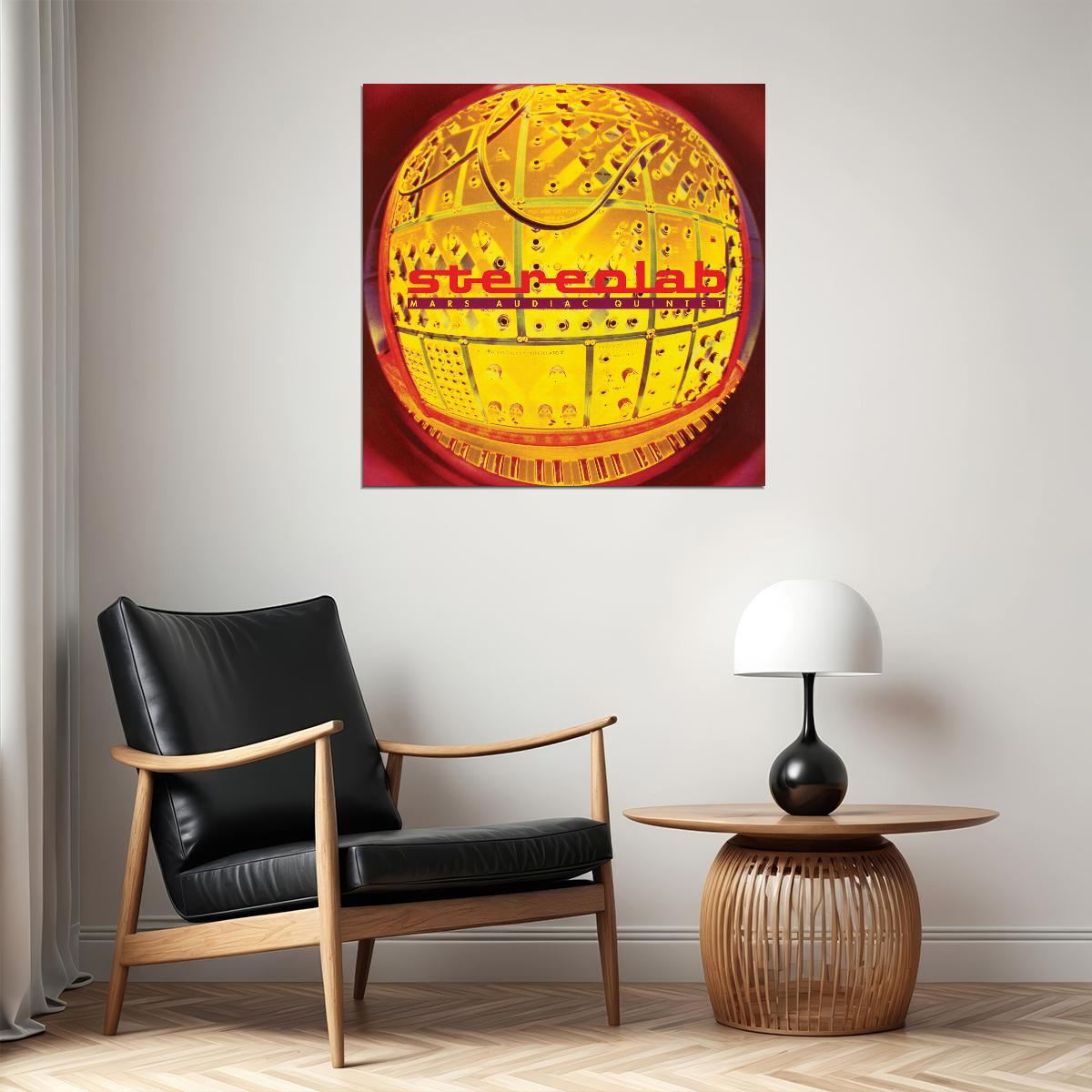 Poster - Stereolab Mars Audiac Quintet Album Cover Art Music