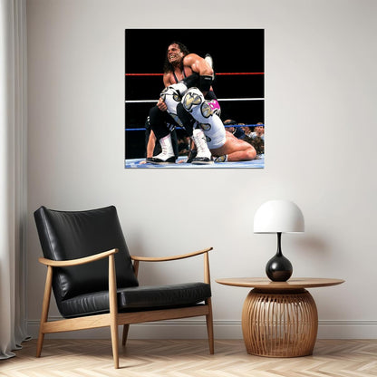 Bret Hart Vs. Shawn Michaels Poster Wwe Wrestling Match Wall Art Sports Entertainment Print - xonomax