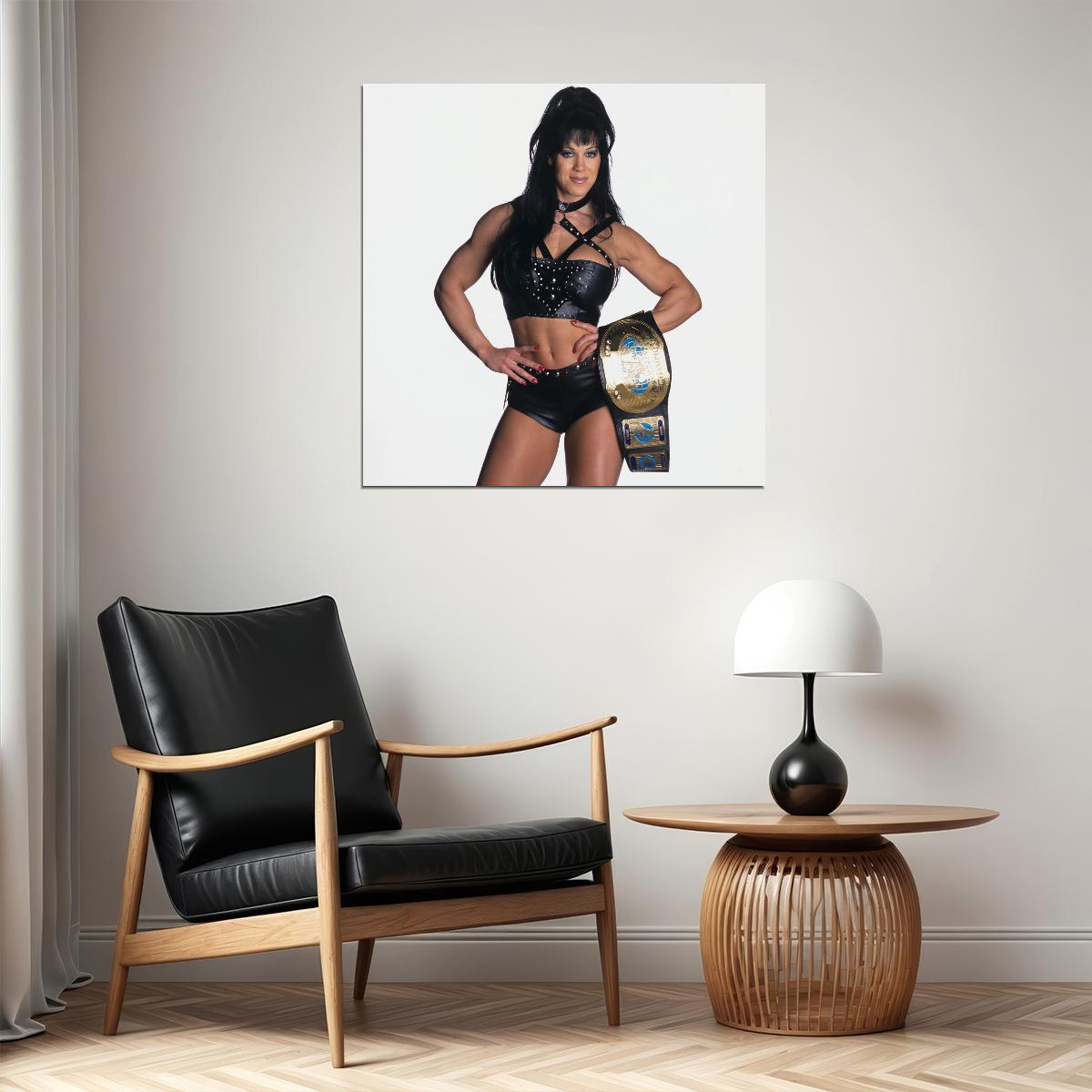 Superstar Chyna Female Wrestling Poster Iconic Wwe Legend Wall Art