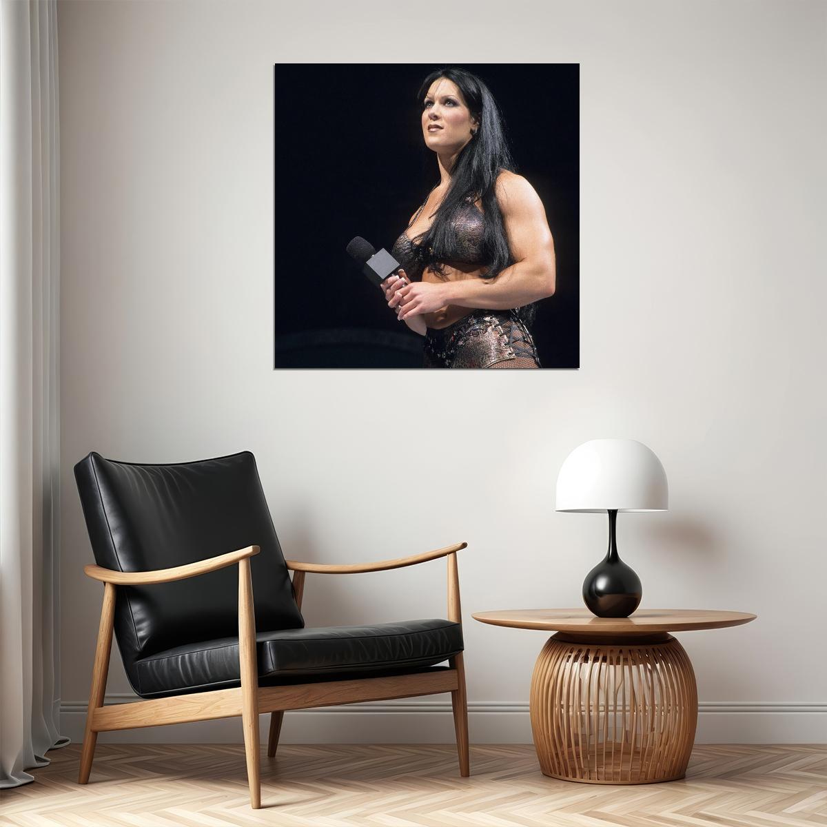 Superstar Chyna Female Wrestling Poster Iconic Wwe Legend Wall Art - xonomax
