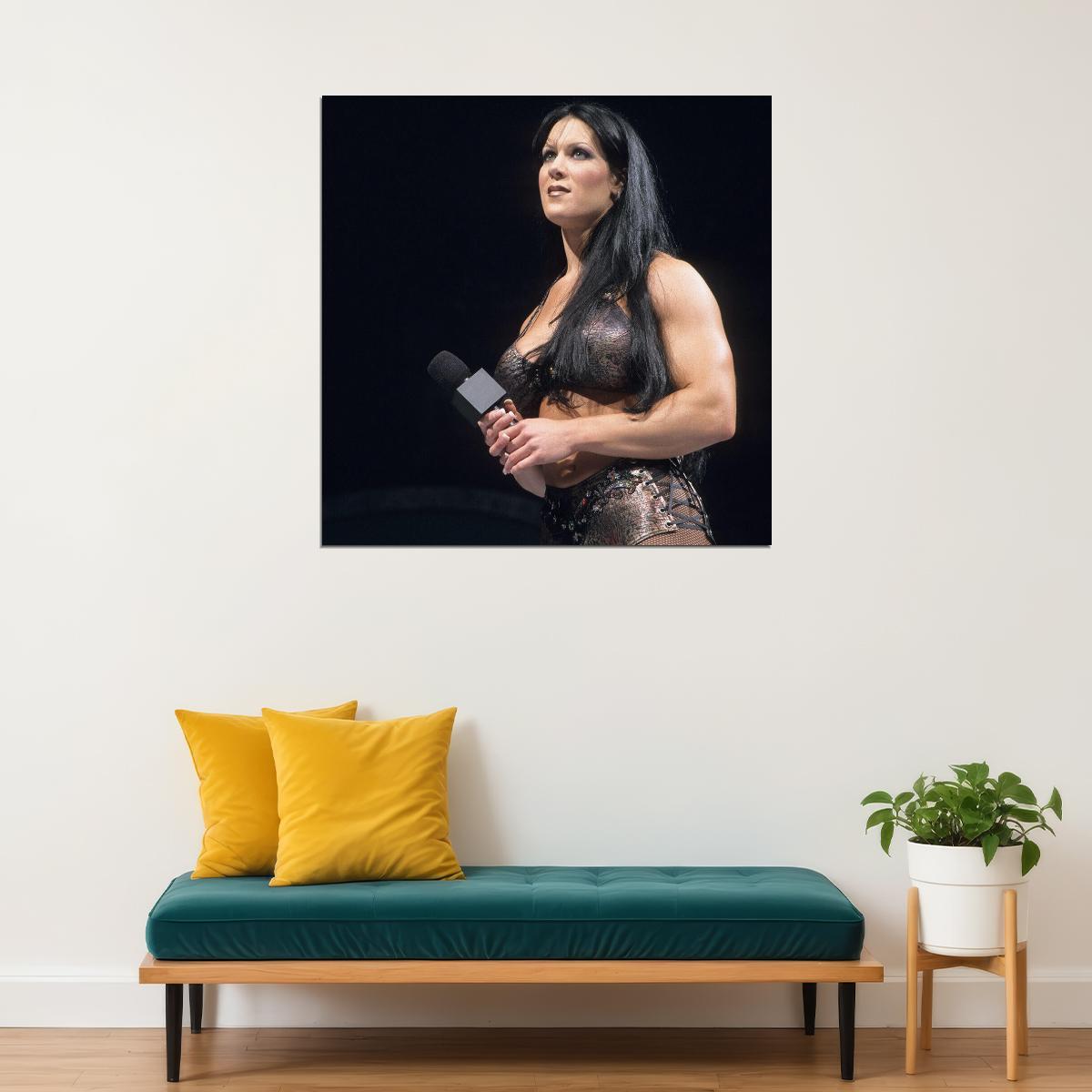 Superstar Chyna Female Wrestling Poster Iconic Wwe Legend Wall Art - xonomax