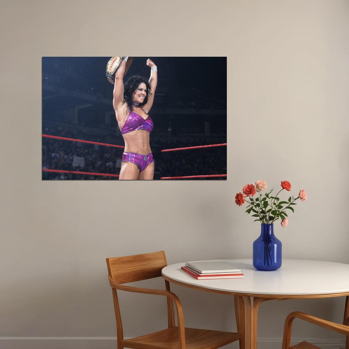 Superstar Chyna Female Wrestling Poster Iconic Wwe Legend Wall Art