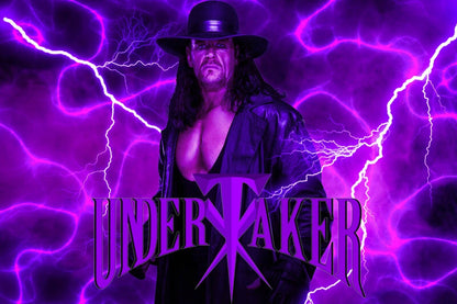 The Undertaker Wwe Wrestling Poster Inspirational Pro Wrestler Art Print