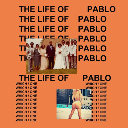 Kanye West The Life Of Pablo Album Cover Art Music Poster Rap Wall Print