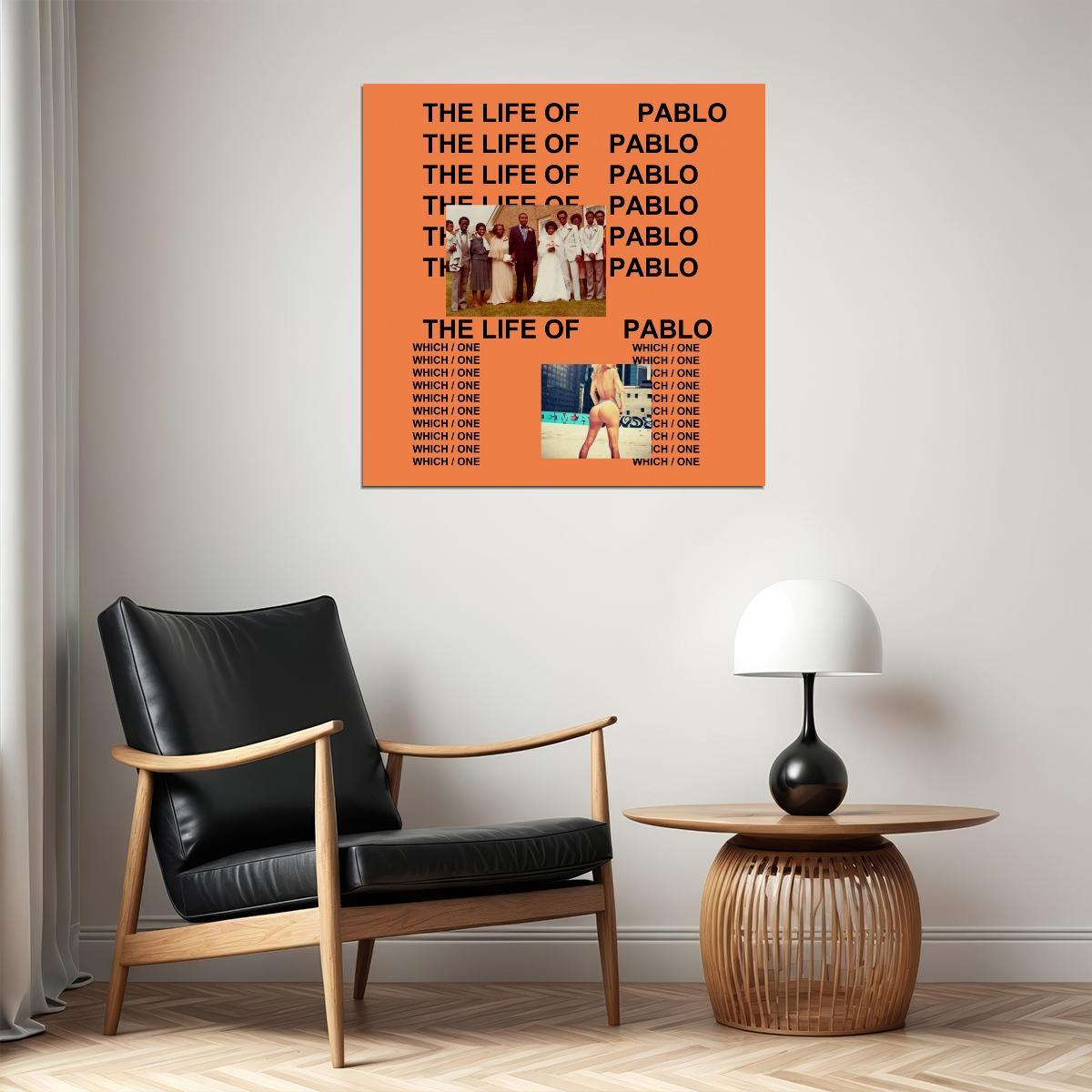 Kanye West The Life Of Pablo Album Cover Art Music Poster Rap Wall Print