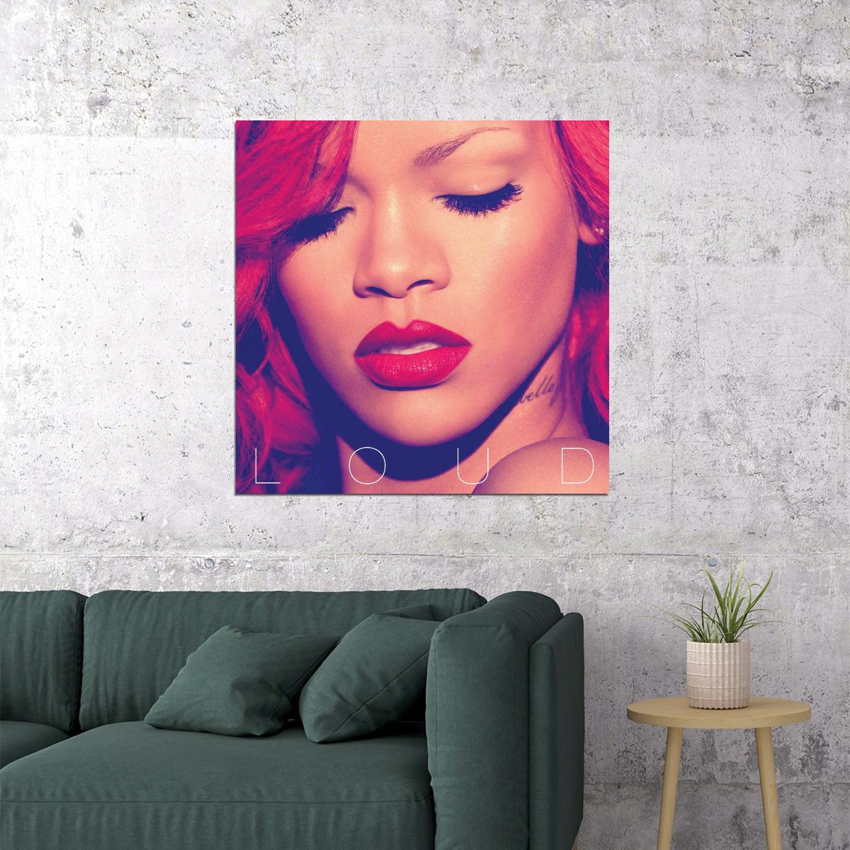 Rihanna Loud Album Cover Art Music Poster Famous Singer Wall Print