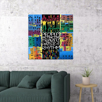 A Tribe Called Quest People's Instinctive Album Cover Art Hip-hop Music Poster Rap Print