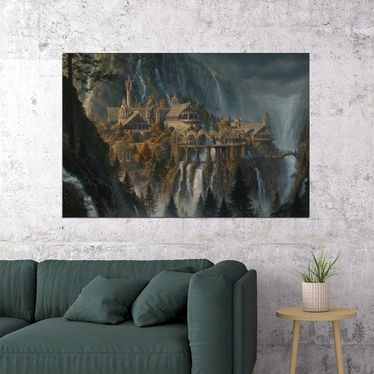 The Lord Of The Rings Movie Poster Iconic Fantasy Epic Art Print