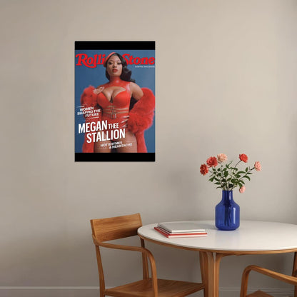 Rolling Stone Nicki Minaj Magazine Cover Music Poster Famous Rapper Wall Art