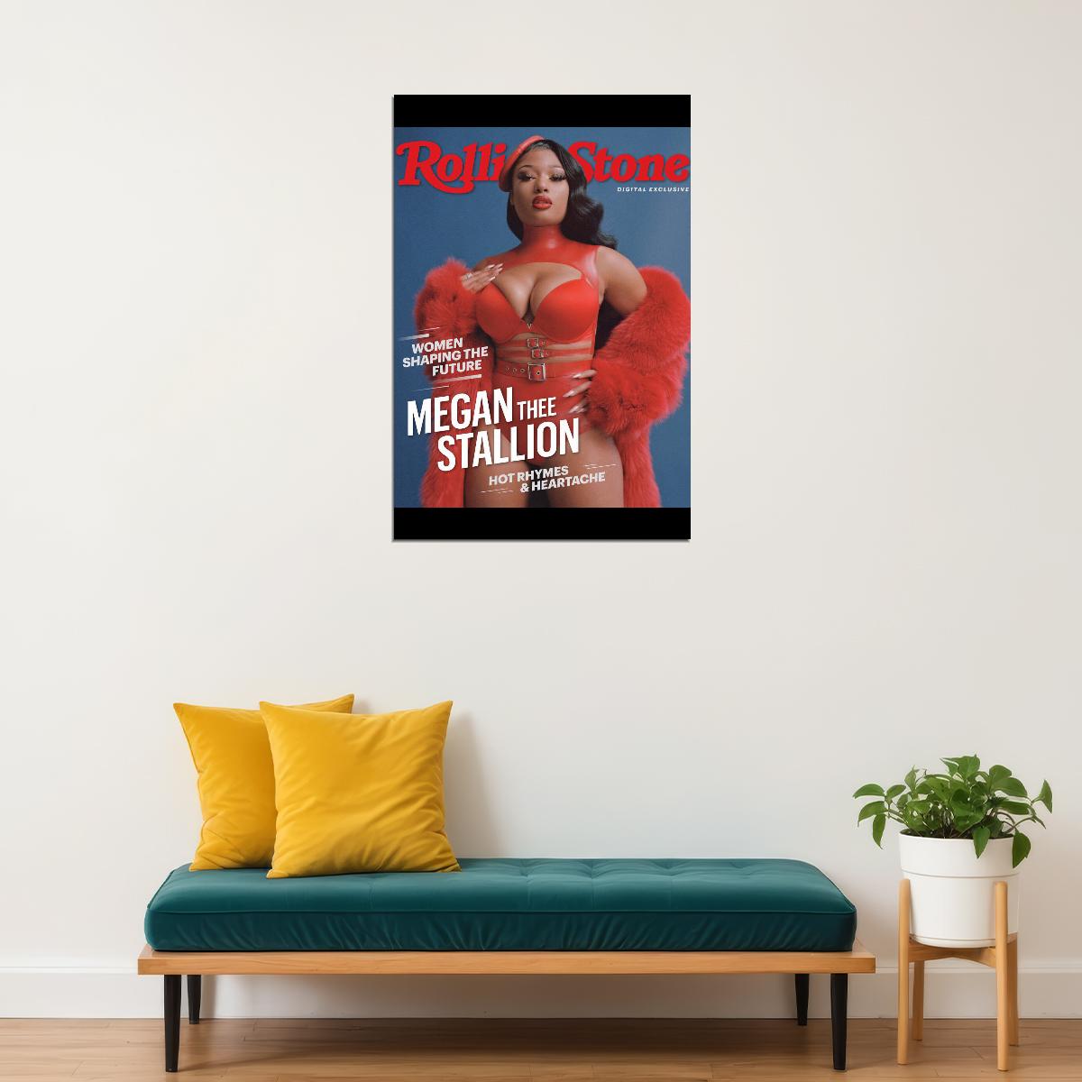 Rolling Stone Nicki Minaj Magazine Cover Music Poster Famous Rapper Wall Art