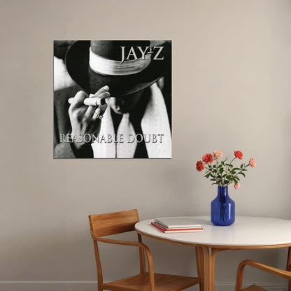 Jay-z Reasonable Doubt Album Cover Art Music Poster Rap Wall Print