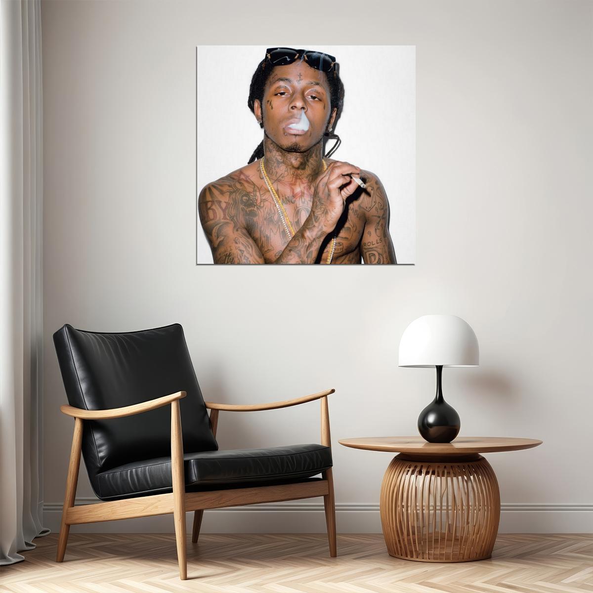 Lil Wayne Lil Weezy Album Cover Art Rap Music Poster