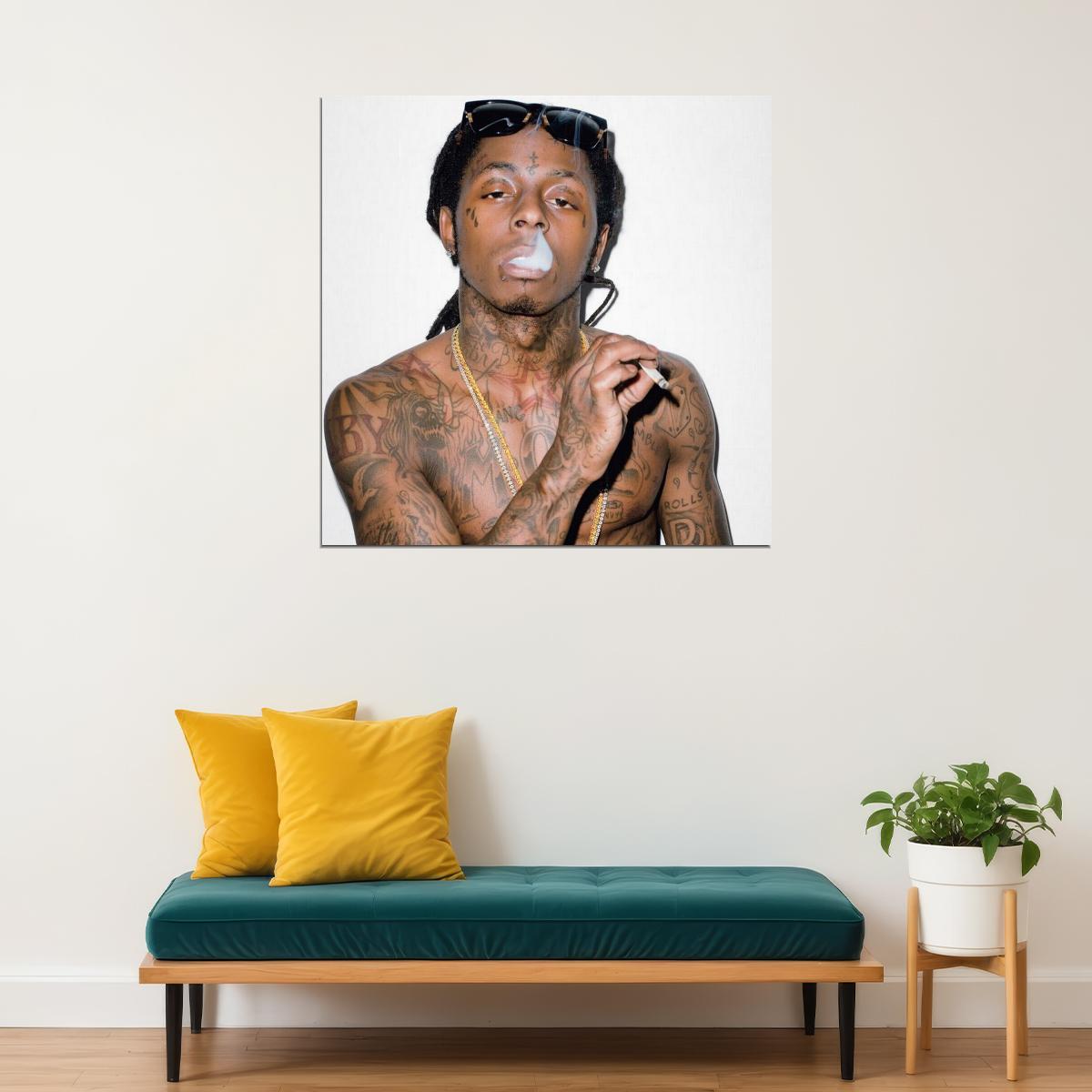 Lil Wayne Lil Weezy Album Cover Art Rap Music Poster