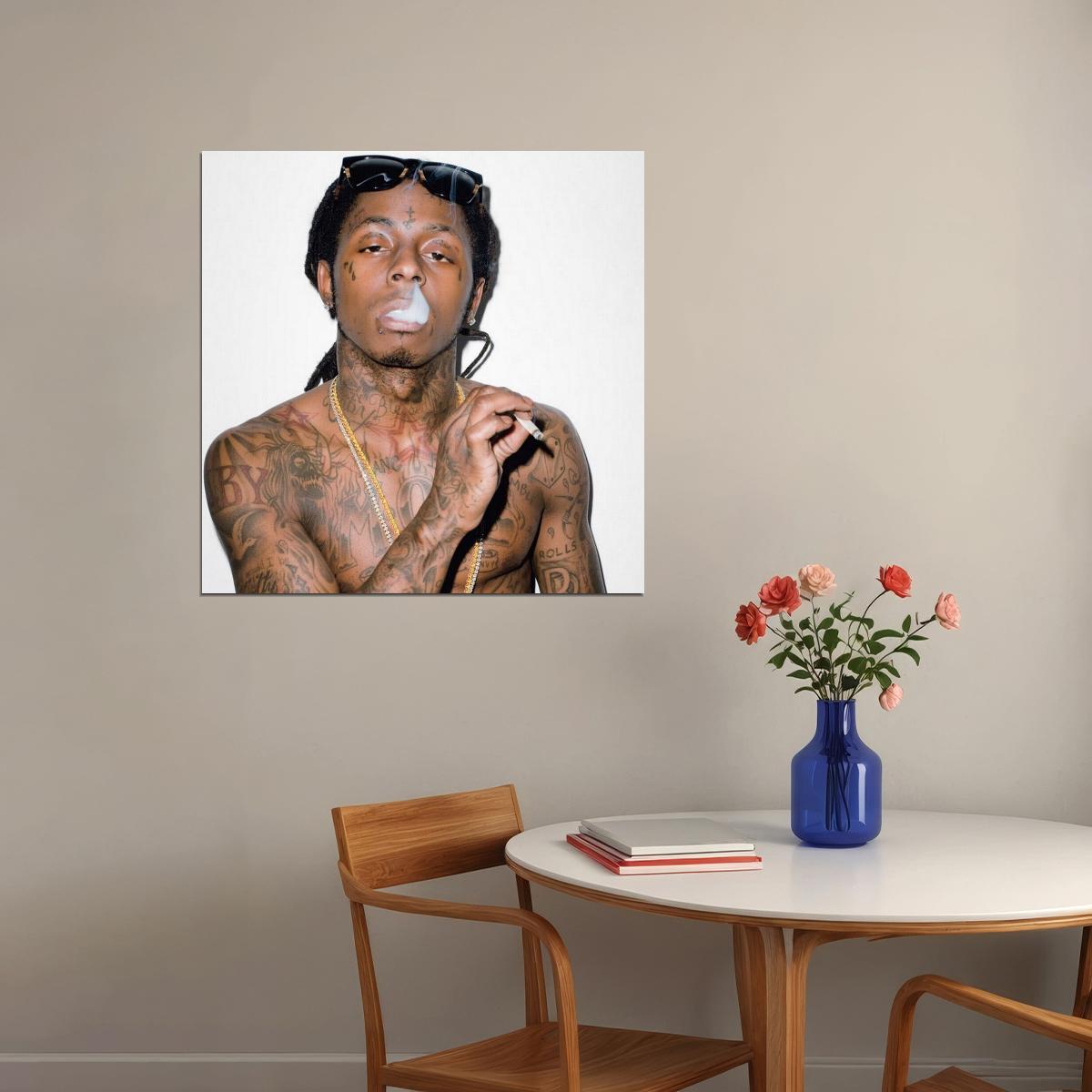 Lil Wayne Lil Weezy Album Cover Art Rap Music Poster