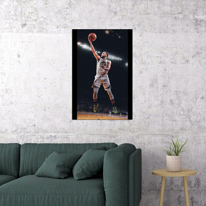 Stephen Curry Nba Basketball Poster Famous Player Motivational Sport Print