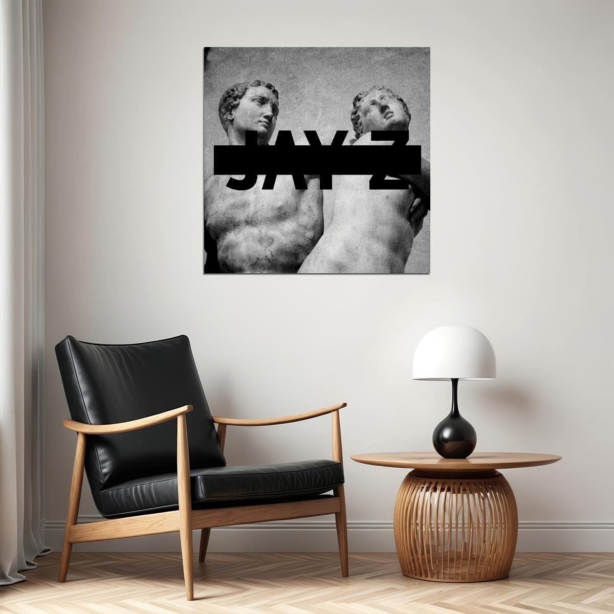 Jay-z Music Poster Rap Hip-hop Artist Wall Art