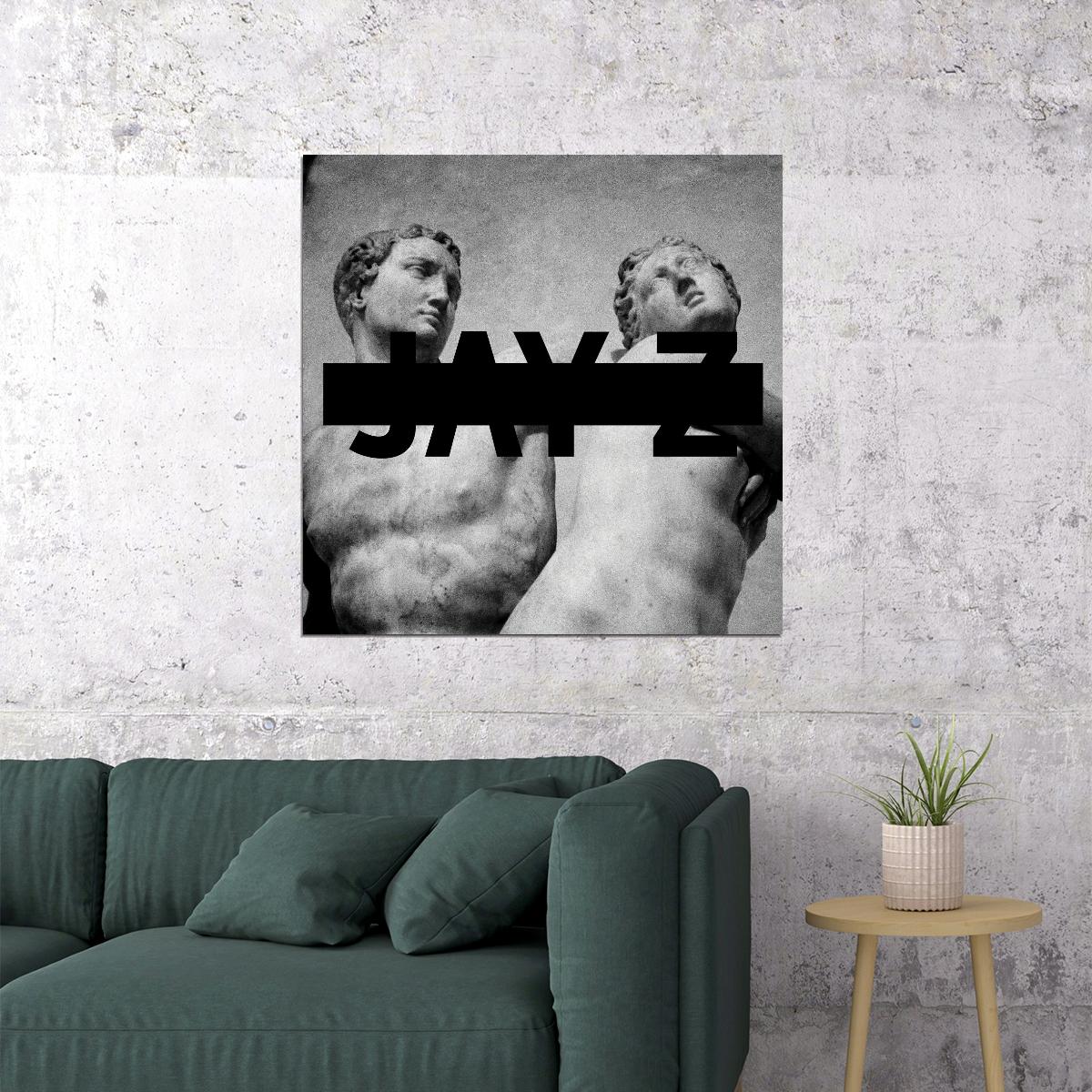 Jay-z Music Poster Rap Hip-hop Artist Wall Art