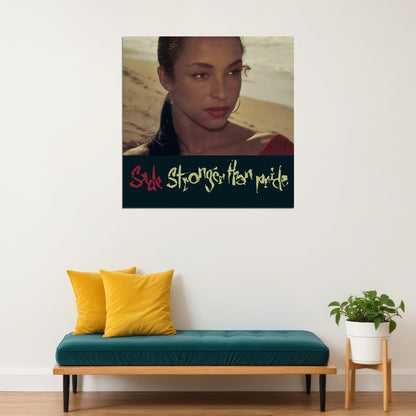 Sade Stronger Than Pride Album Cover Art Music Poster Iconic Singer Wall Print