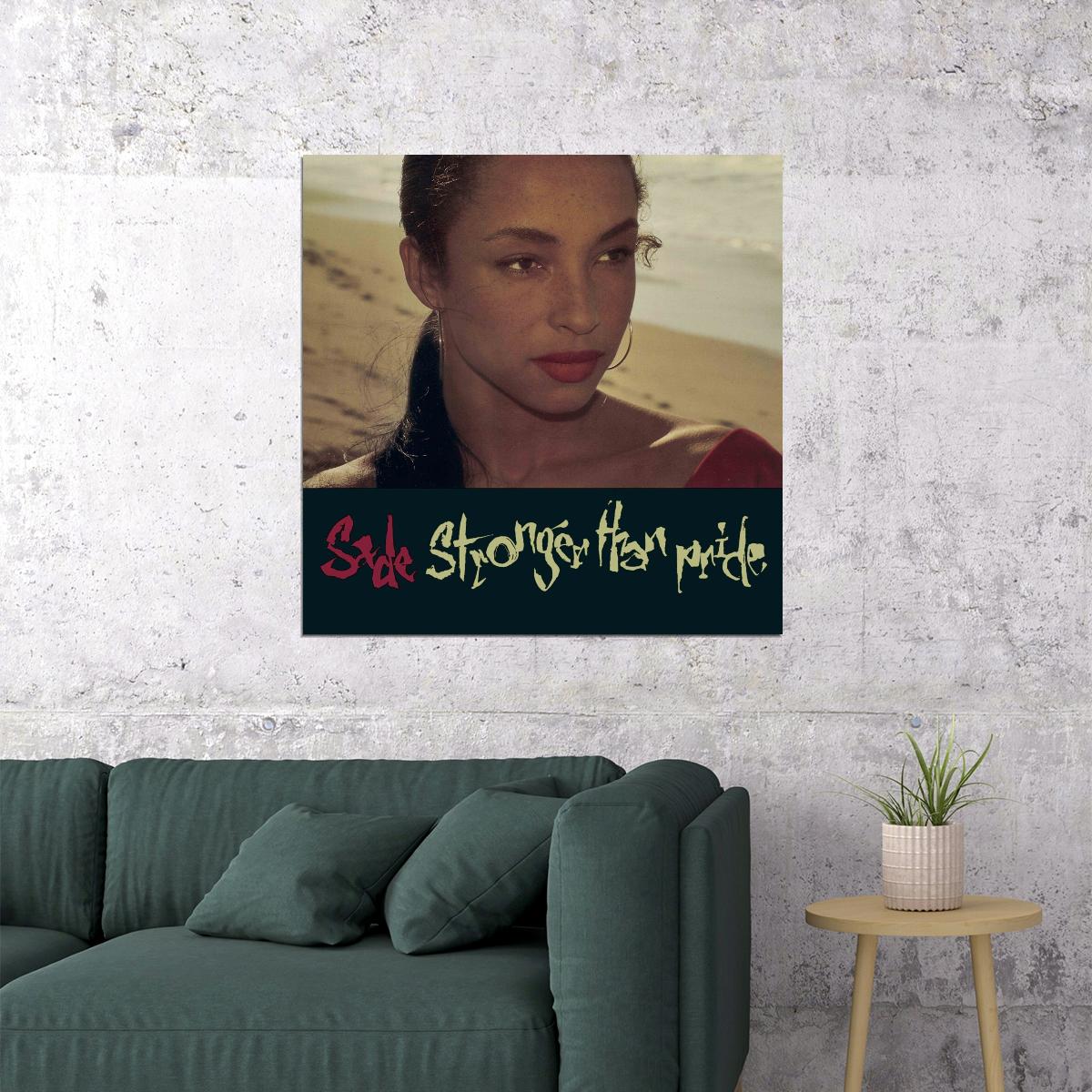 Sade Stronger Than Pride Album Cover Art Music Poster Iconic Singer Wall Print