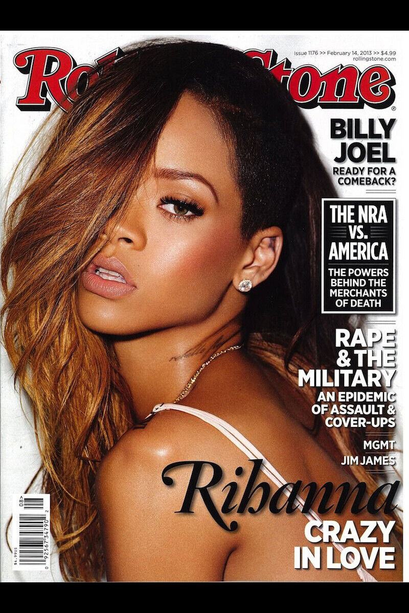 Rolling Stone Rihanna Magazine Cover Music Poster Famous Singer Wall Art