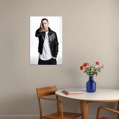 Eminem Poster Hip-hop Music Wall Art Rap Artist Print