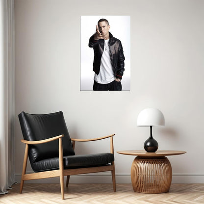 Eminem Poster Hip-hop Music Wall Art Rap Artist Print