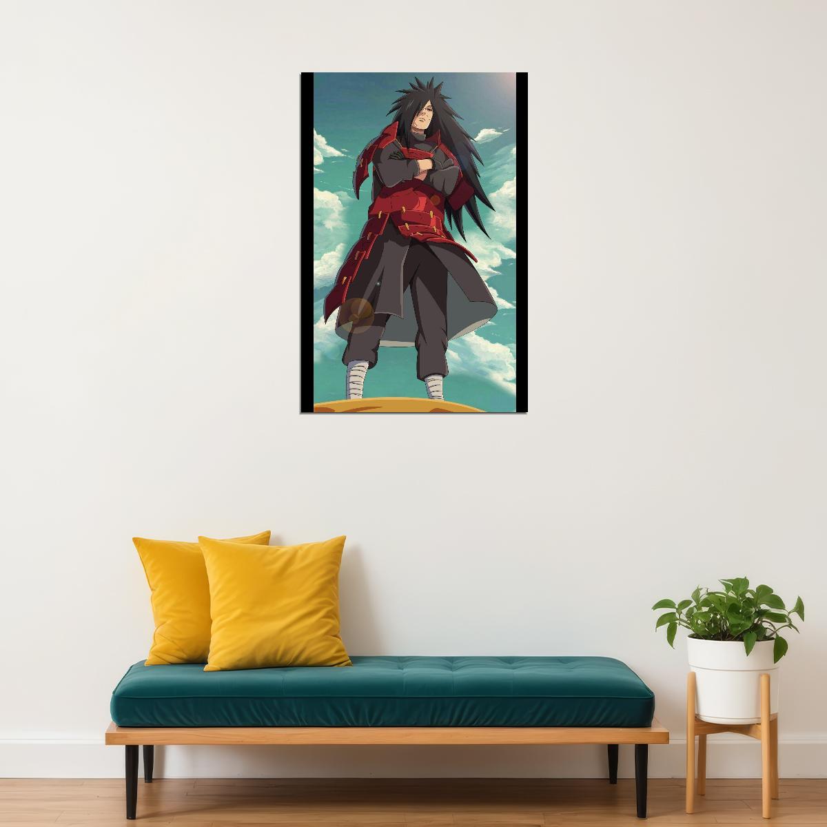 Naruto Madara Anime Poster Japanese Manga Art Wall Print