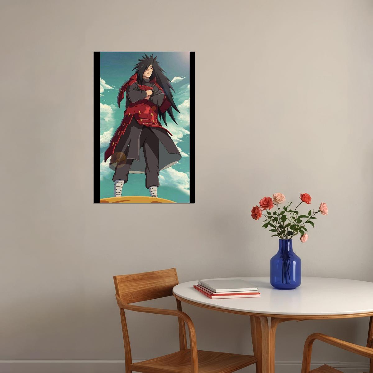 Naruto Madara Anime Poster Japanese Manga Art Wall Print