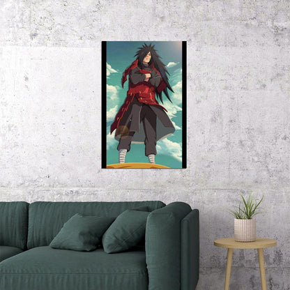 Naruto Madara Anime Poster Japanese Manga Art Wall Print