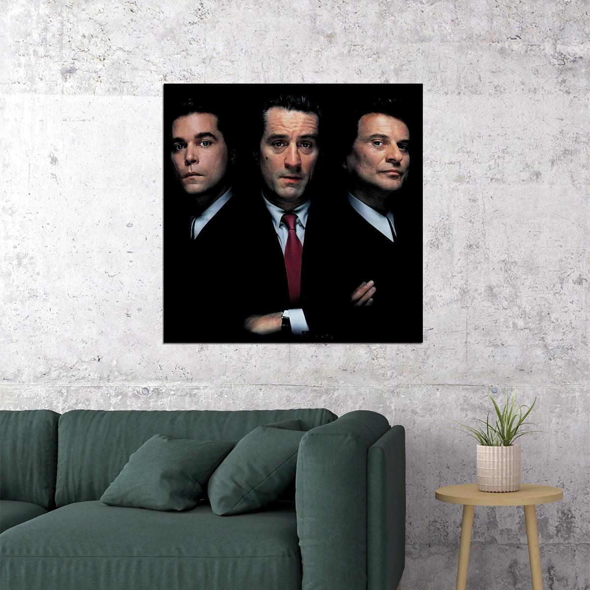 Goodfellas Movie Poster Crime Drama Film Wall Art Classic Cinema Print