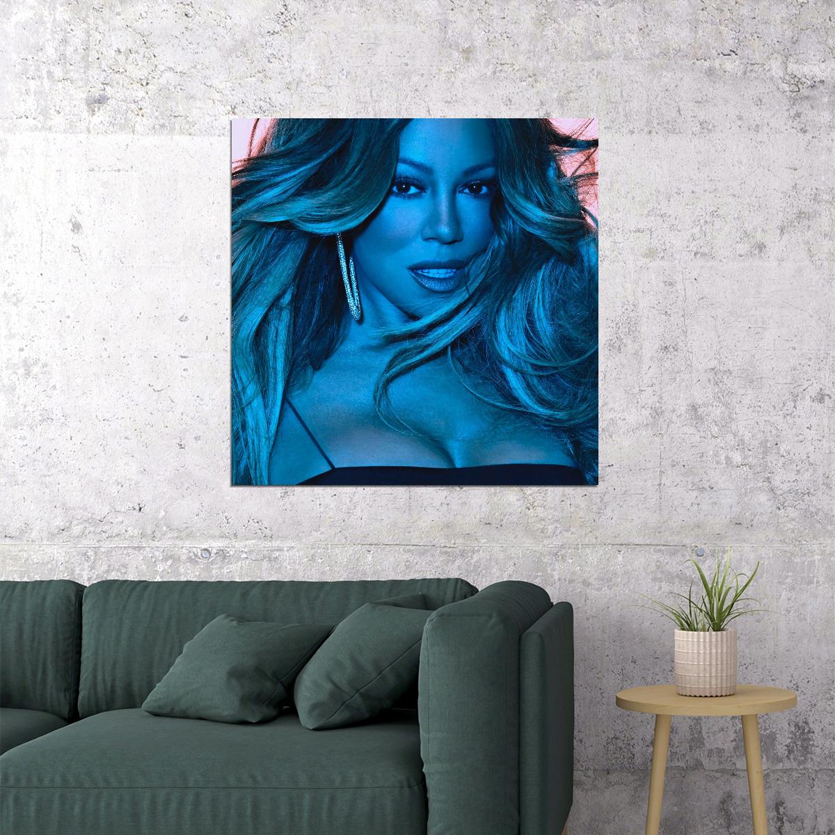 Mariah Carey Music Poster Famous Singer Wall Print