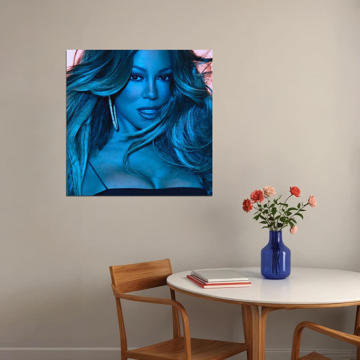 Mariah Carey Music Poster Famous Singer Wall Print