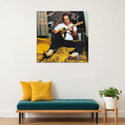 Merle Haggard Big City Album Cover Art Music Poster Country Legend Wall Print