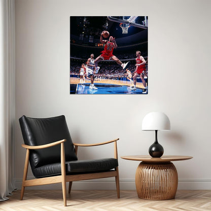 Dennis Rodman Basketball Poster Nba Legend Wall Art Chicago Bulls Sports Print