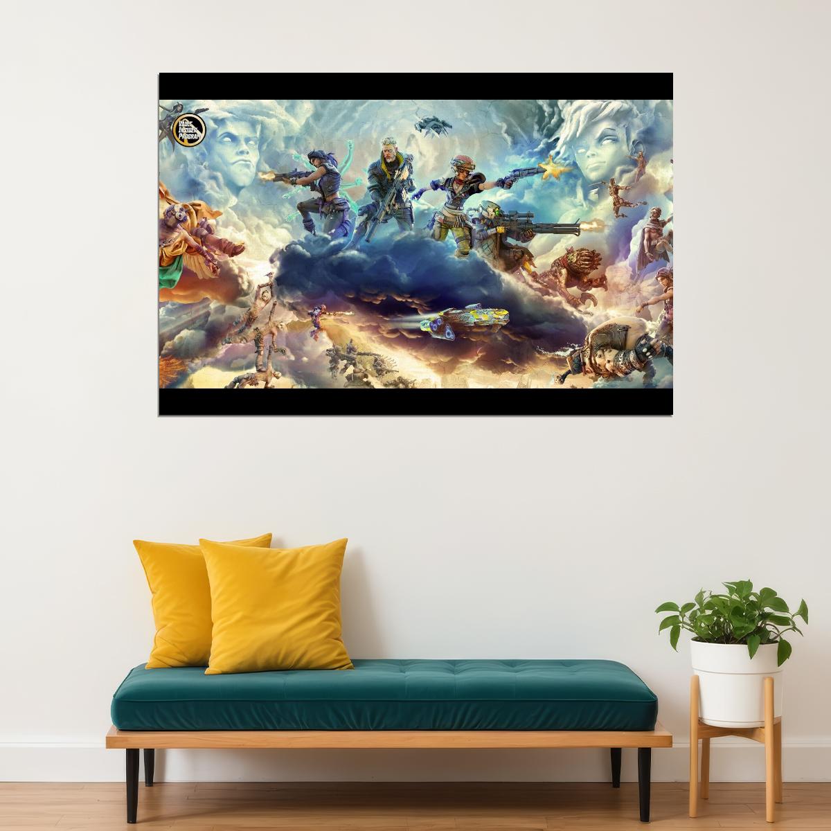 Borderlands Video Game Poster Action Rpg Wall Art Gaming Print