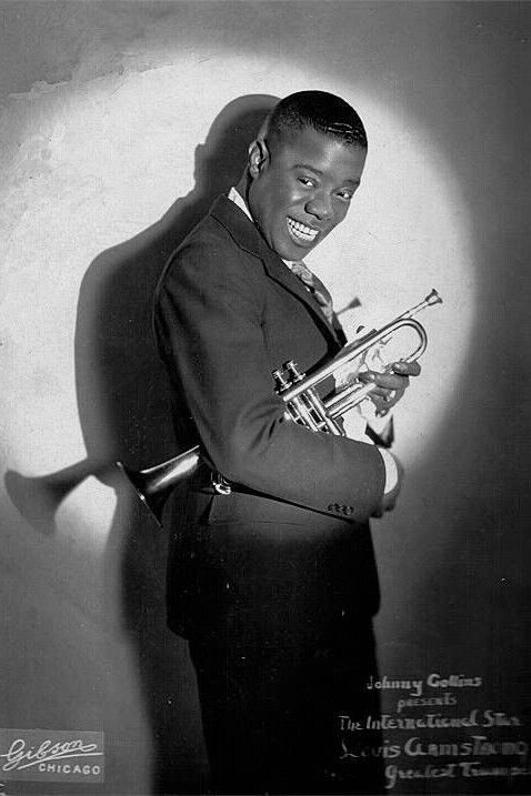 Louis Armstrong Music Poster Jazz Legend Wall Print