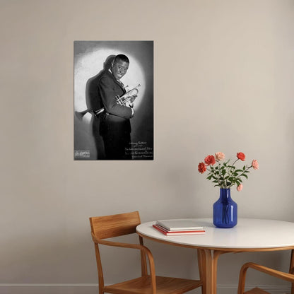 Louis Armstrong Music Poster Jazz Legend Wall Print