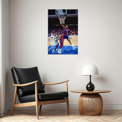 Dennis Rodman Basketball Poster Nba Legend Wall Art Chicago Bulls Sports Print