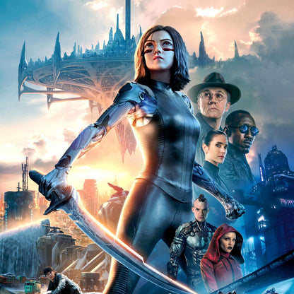 Alita: Battle Angel Movie Poster Sci-fi Film Wall Art Manga Adaptation Print - xonomax