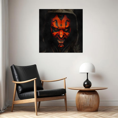 Star Wars Darth Maul Sci-fi Movie Poster