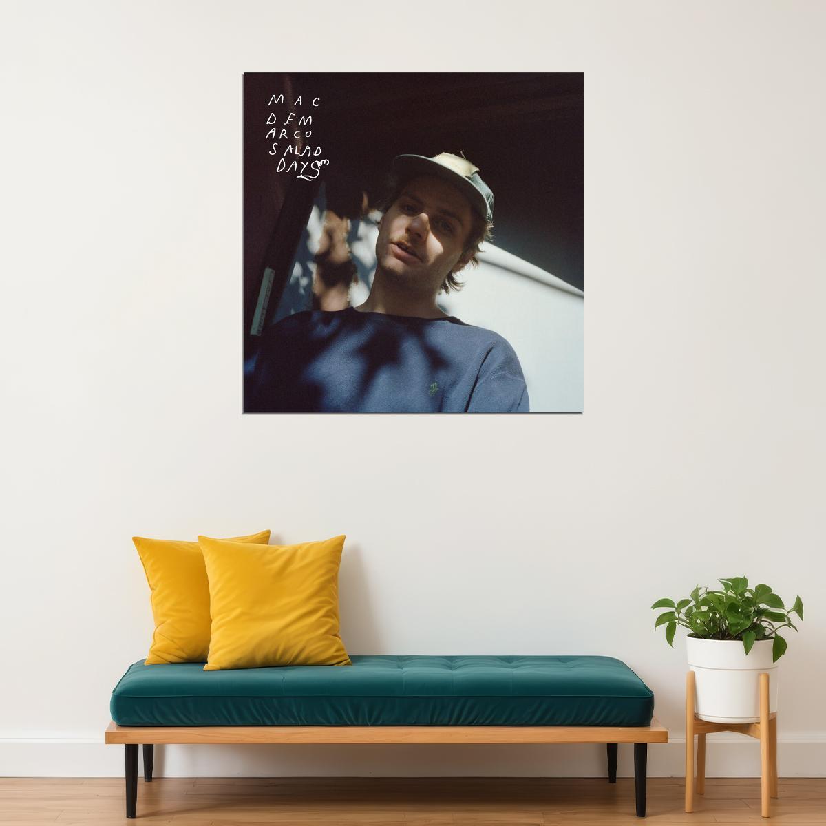 Mac Demarco Music Poster Indie Rock Artist Wall Print