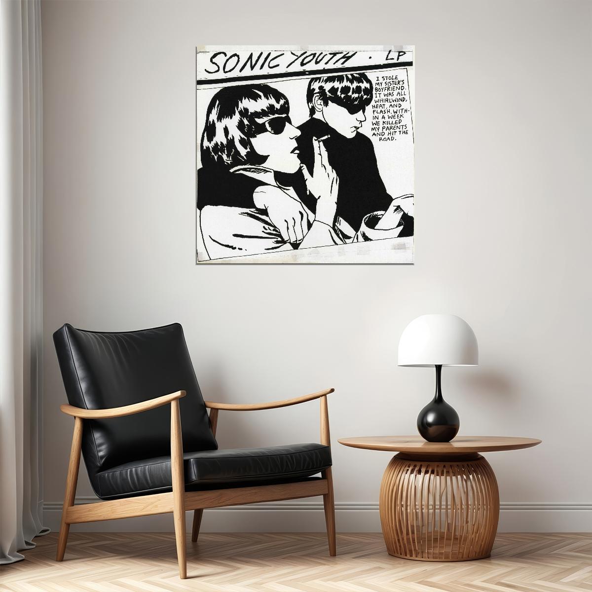 Sonic Youth Album Cover Art Music Poster Iconic Band Print