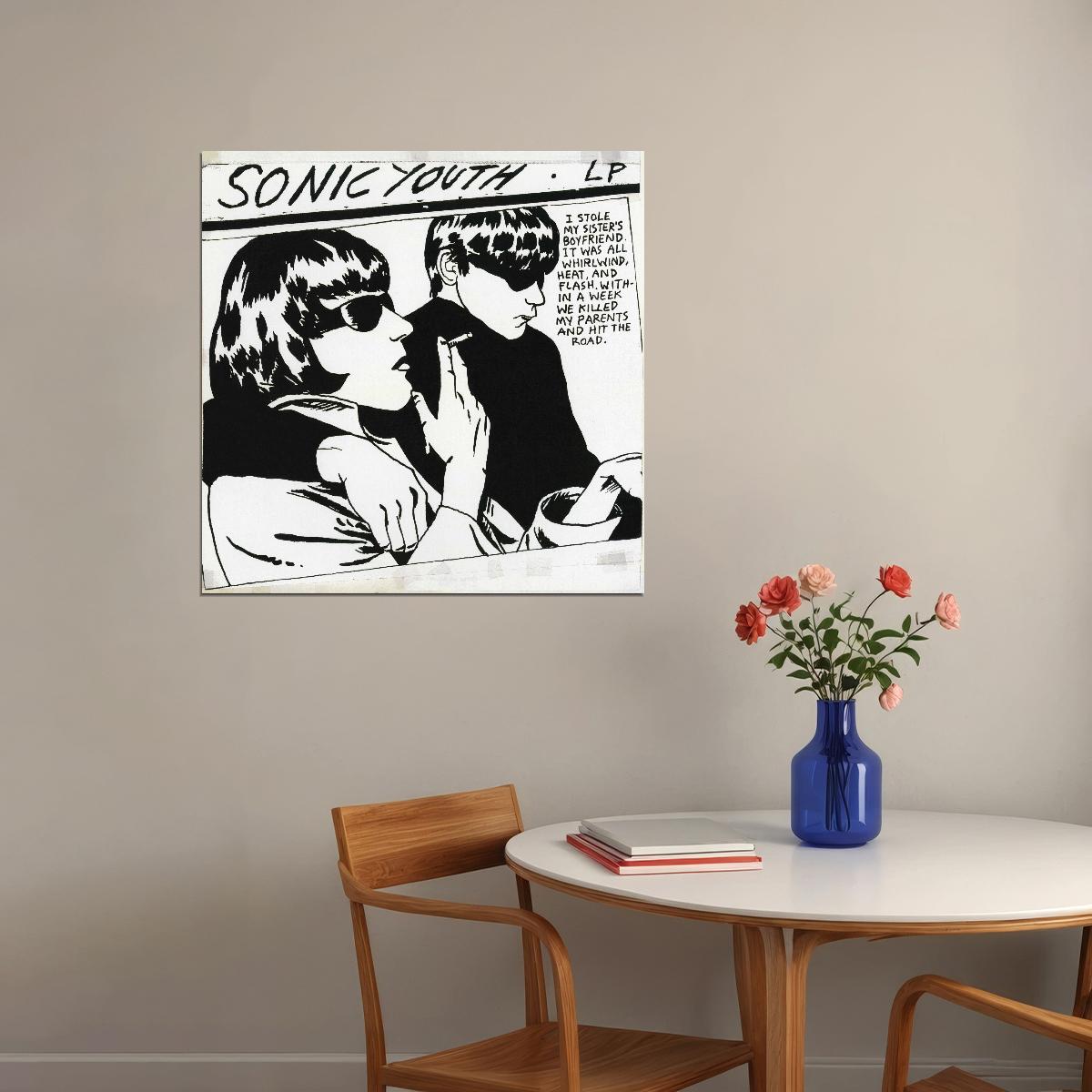 Sonic Youth Album Cover Art Music Poster Iconic Band Print