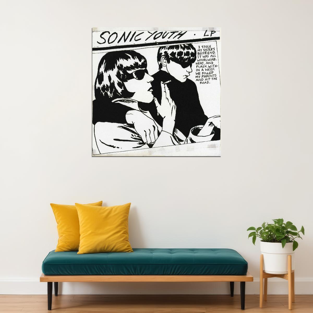 Sonic Youth Album Cover Art Music Poster Iconic Band Print