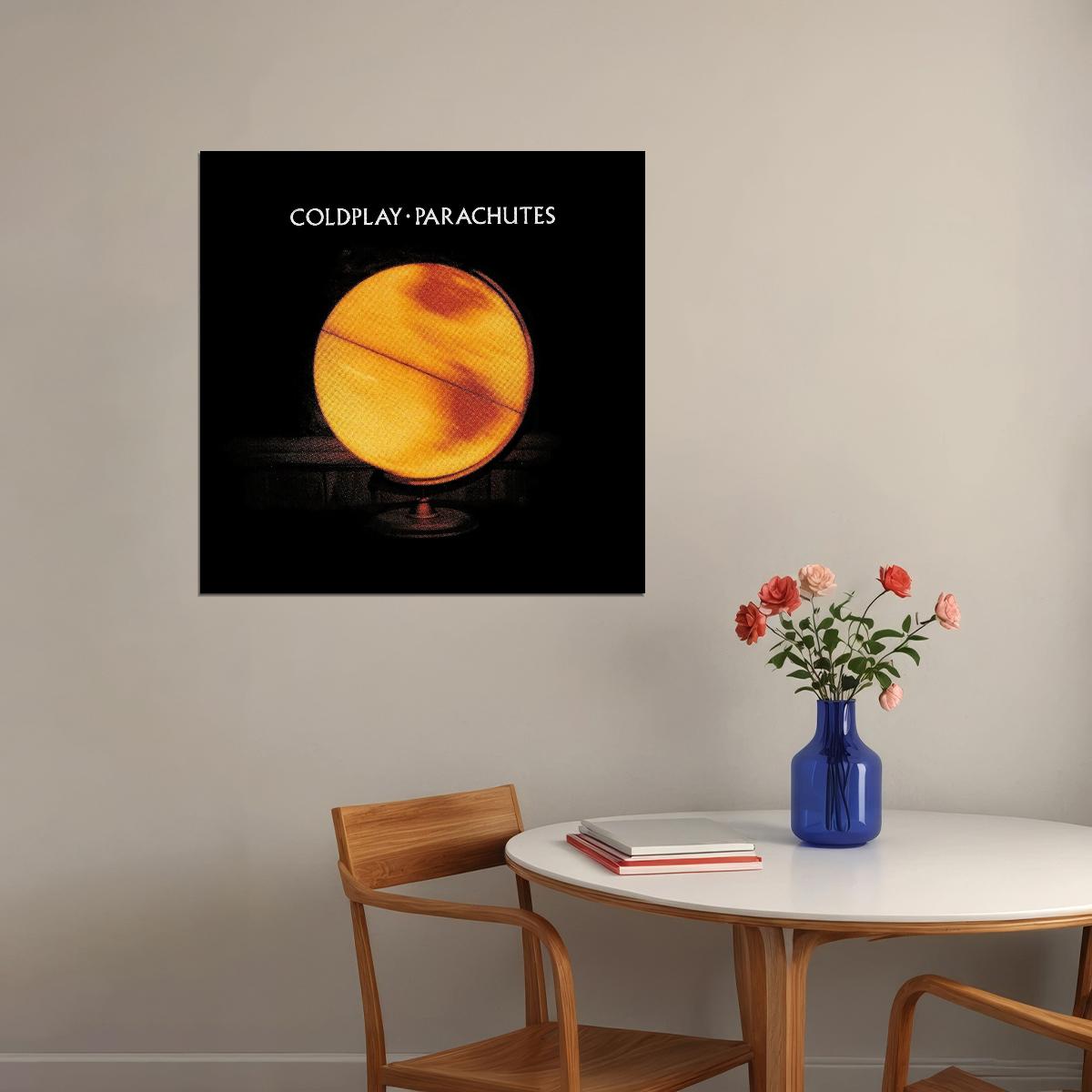 Coldplay Parachutes Album Cover Art Alternative Rock Music Poster Band Music Print