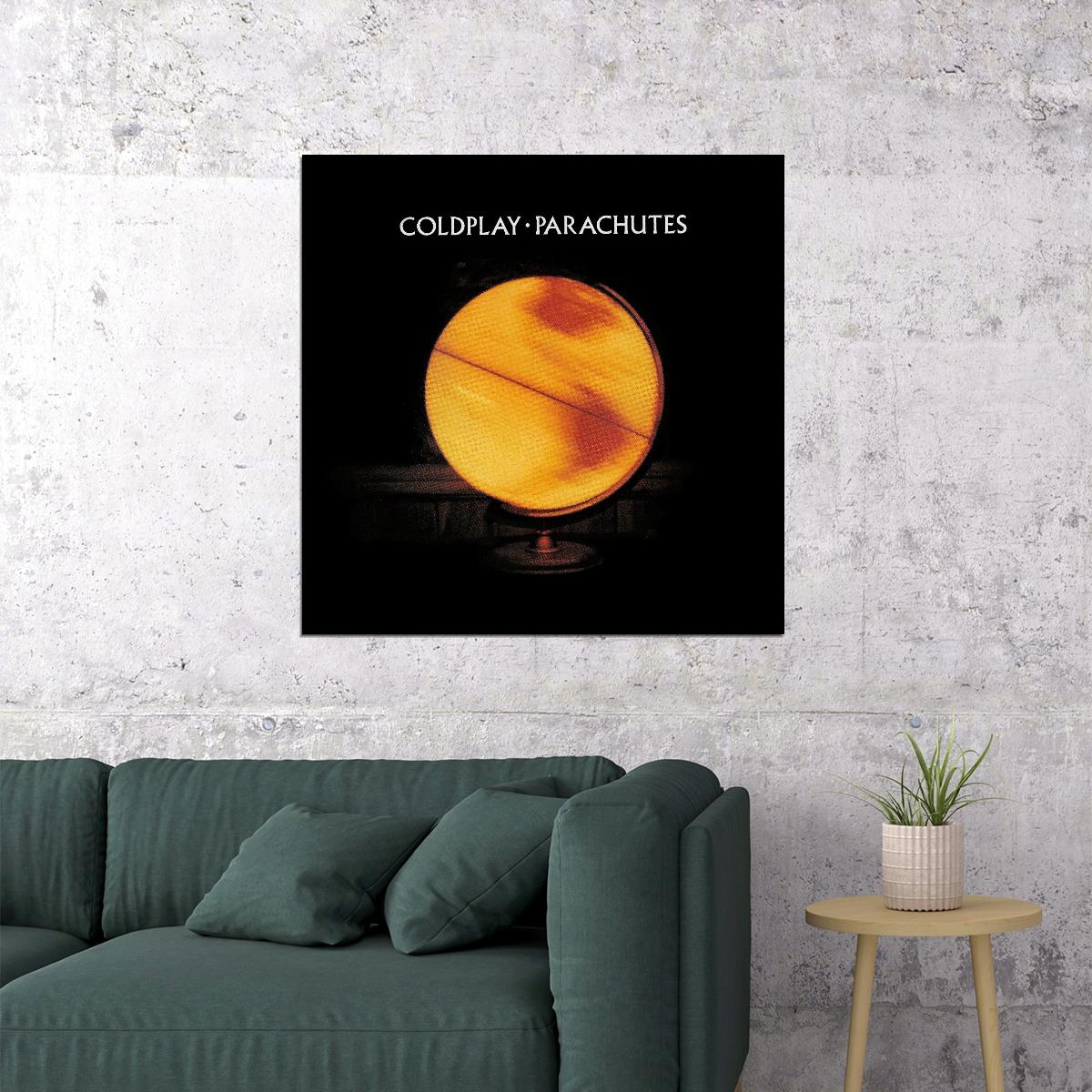 Coldplay Parachutes Album Cover Art Alternative Rock Music Poster Band Music Print