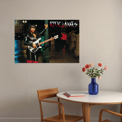Poster Rick James Music Poster Famous Singer 1980s Wall Print